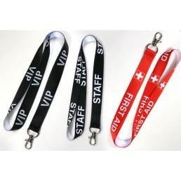 Lanyards pré-imprimés