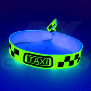 Bracelet en tissu personnalisé Fluo 20 mm 