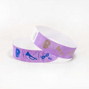 Bracelets TYVEK pour caranval