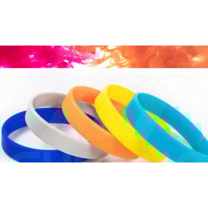 Bracelet en silicone sans impression