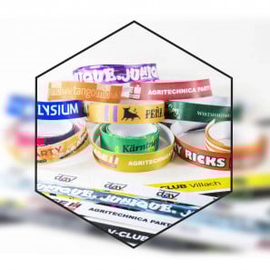 Bracelet tissu personnalisé 20mm