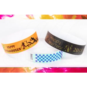 Bracelet TYVEK pré-imprimé 19mm