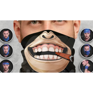 Foulard multifonctionnel à motif "Mec" 