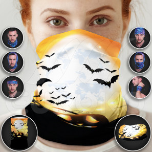Foulard multifonctionnel d'Halloween