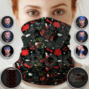 Foulard multifonctionnel mix de Noël 