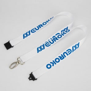 Lanyard sérigraphié avec clip détachable