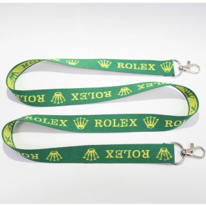 Lanyard tissé avec deux crochets - standard