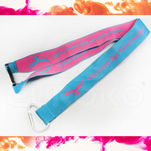Lanyard tissé standard avec clip détachable