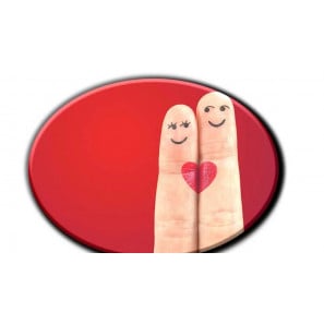 Magnet de réfrégirateur en bois ovale