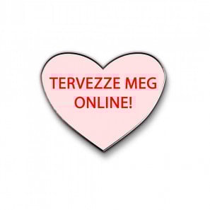 Magnet en métal en forme de coeur