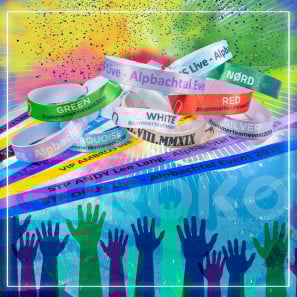 Bracelet tissu personnalisé 15mm