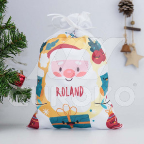 Sachet de Noël avec nom personnalisé
