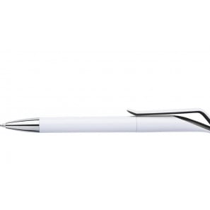 Stylo-bille géometrique blanc