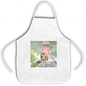 Tablier en satin personnalisé