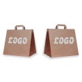Sac en papier avec oreilles en ruban personnalisé, petit