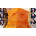 Foulard tubulaire pour enfants en néon orange