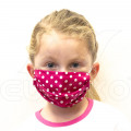Masque de protection pour enfant, à pois 