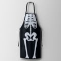 Tablier à motif "squelette"