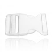 Clip-lock standard blanc en plastique (15mm)
