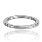 Anneau porte-clés plat 25mm - +0,030 € (+0,036 € TTC)