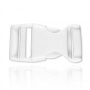 Clip-lock standard blanc en plastique (20mm)