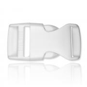Clip-lock standard blanc en plastique (25mm)