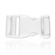 Clip-lock standard blanc en plastique (20mm)