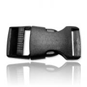 Clip-lock standard noir en plastique (25mm)