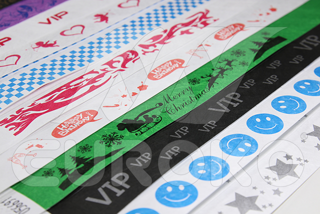 Mintás TYVEK karszalag