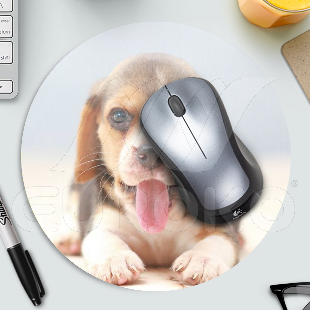Egérpad nyomtatás, kör forma