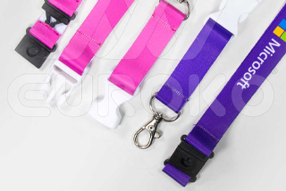 Lanyard avec clip-lock et clip détachable