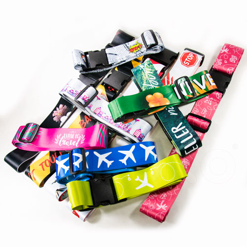 Mintás bőrönd öv, pánt