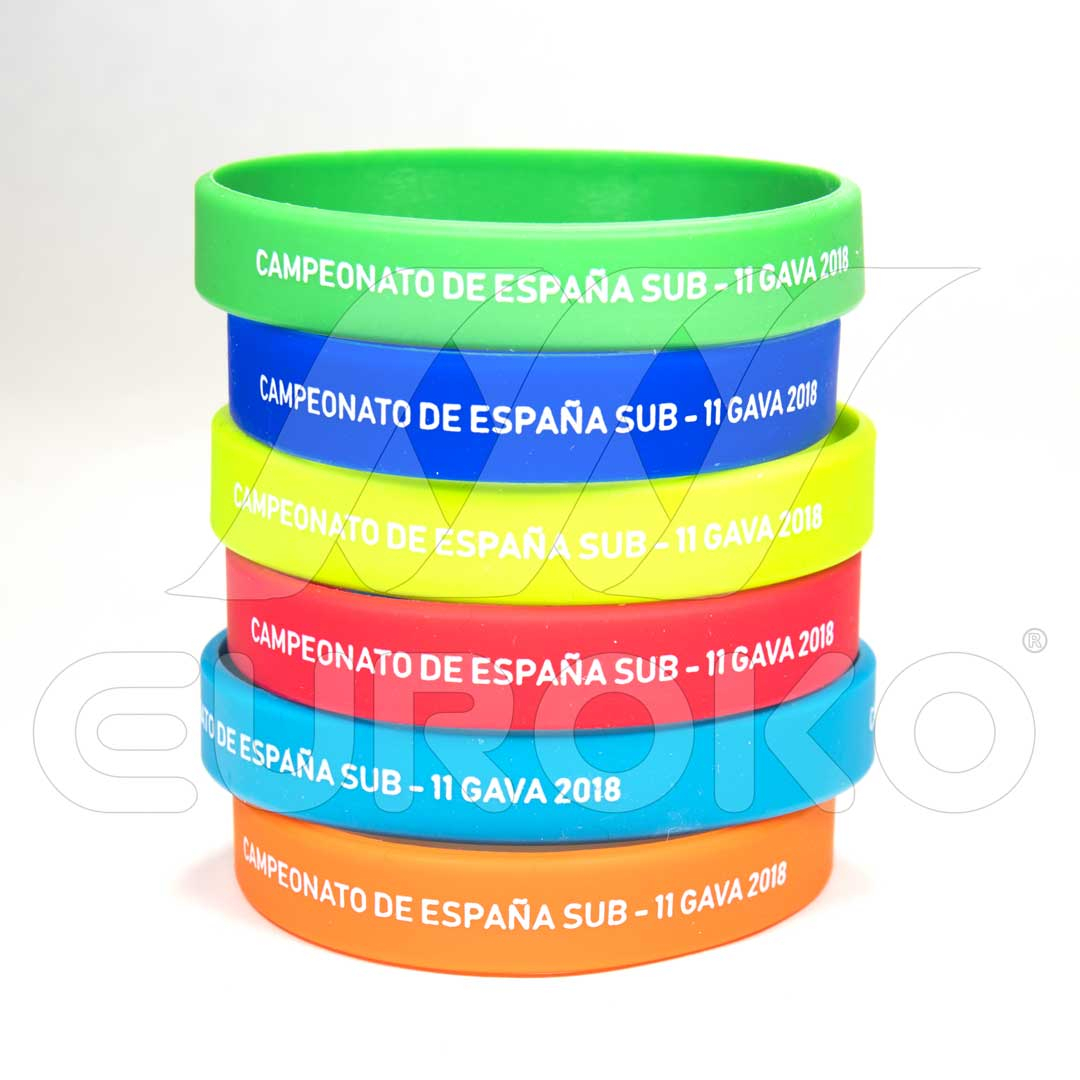 Silikonarmbänder bedrucken Euroko