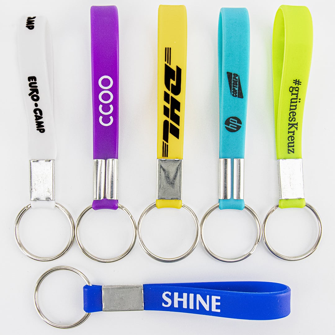 Szilikon kulcstartó egyedi